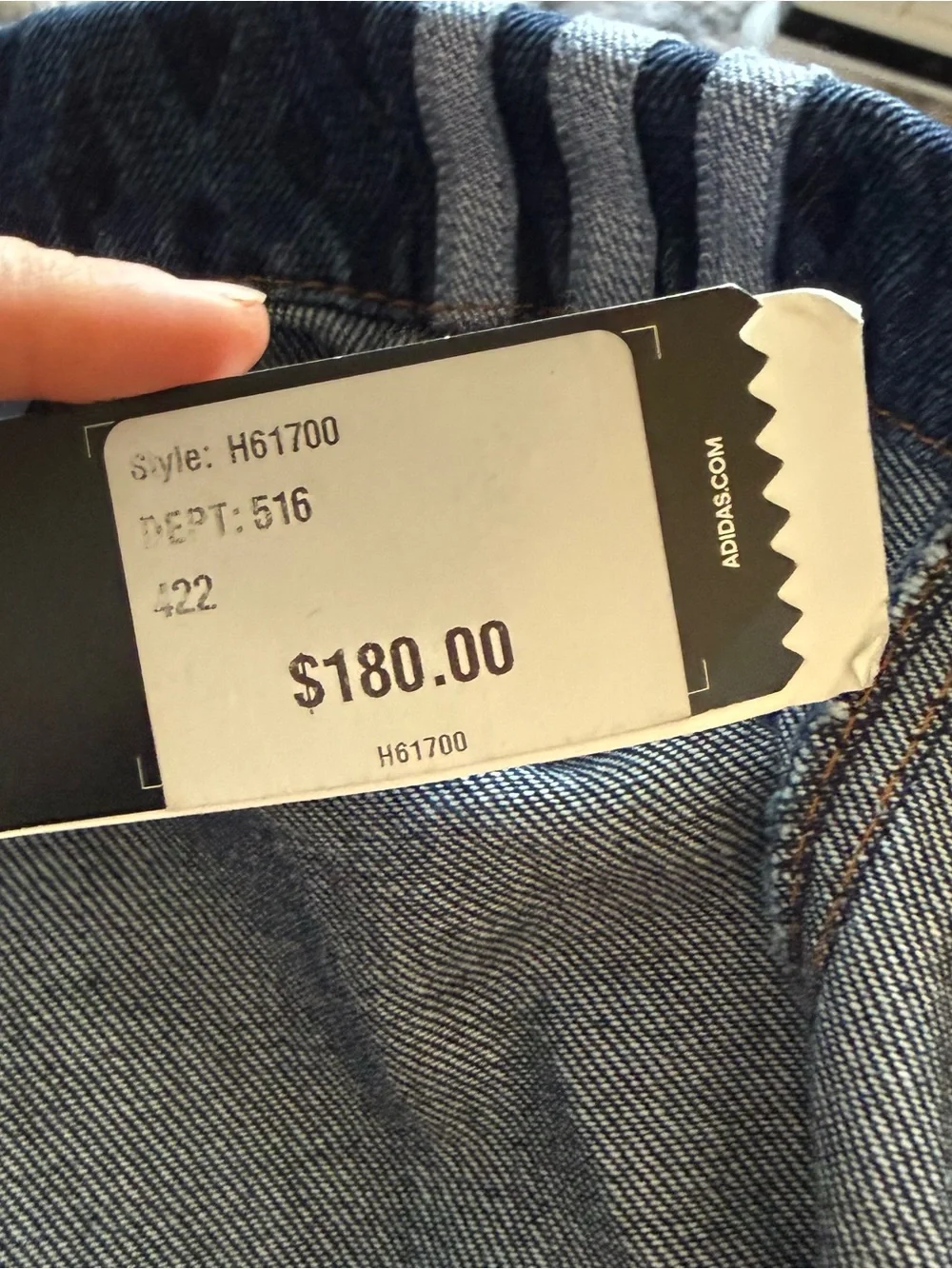 Adidas X Ivy Park monogram denim jacket - Picture 9 of 10